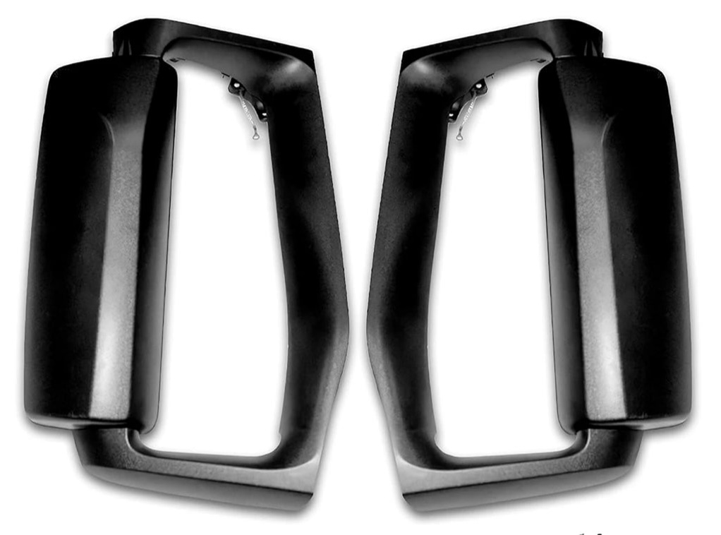 Black Heated Door Mirror - Left