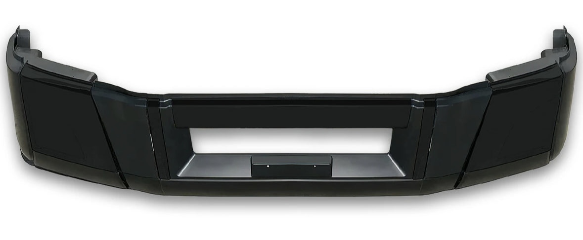 Full Front Bumper No/Fog No Deflectors no chrome