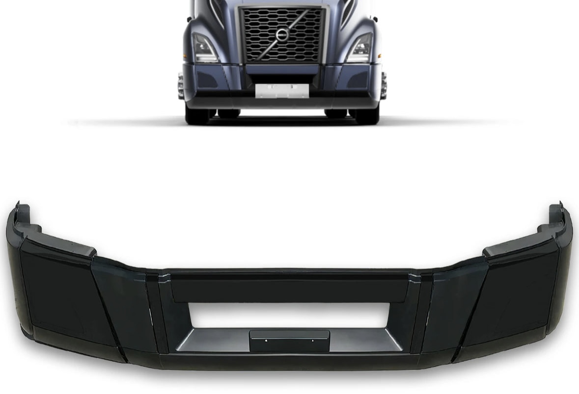 Full Front Bumper No/Fog No Deflectors no chrome